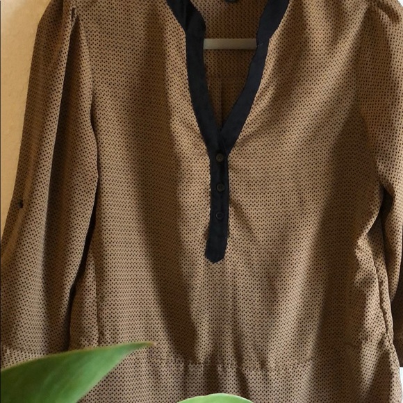 Brown and black top - Picture 3 of 3